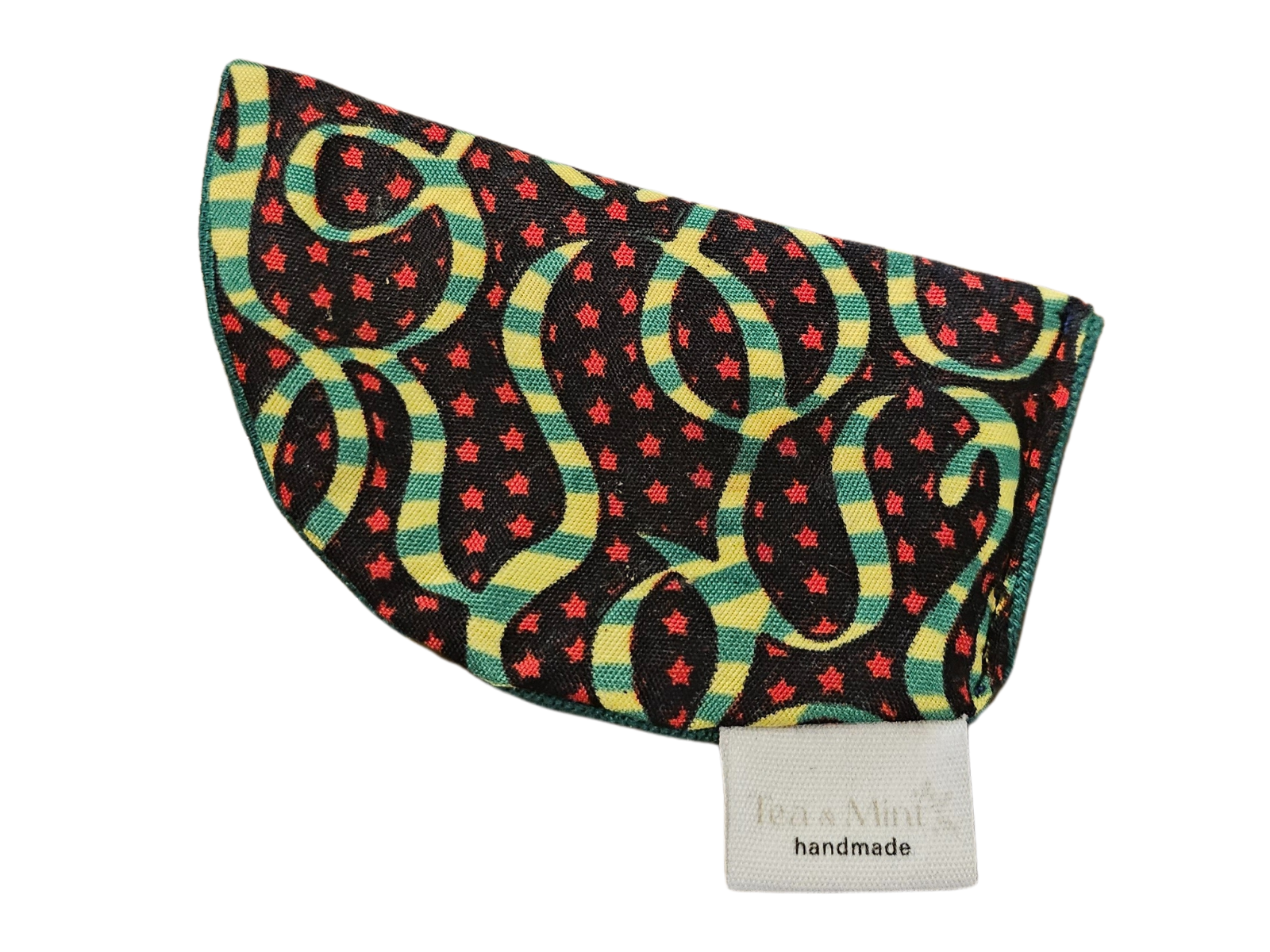 Handvatmuts voor Marokkaanse theepot in Afrikaanse stofje