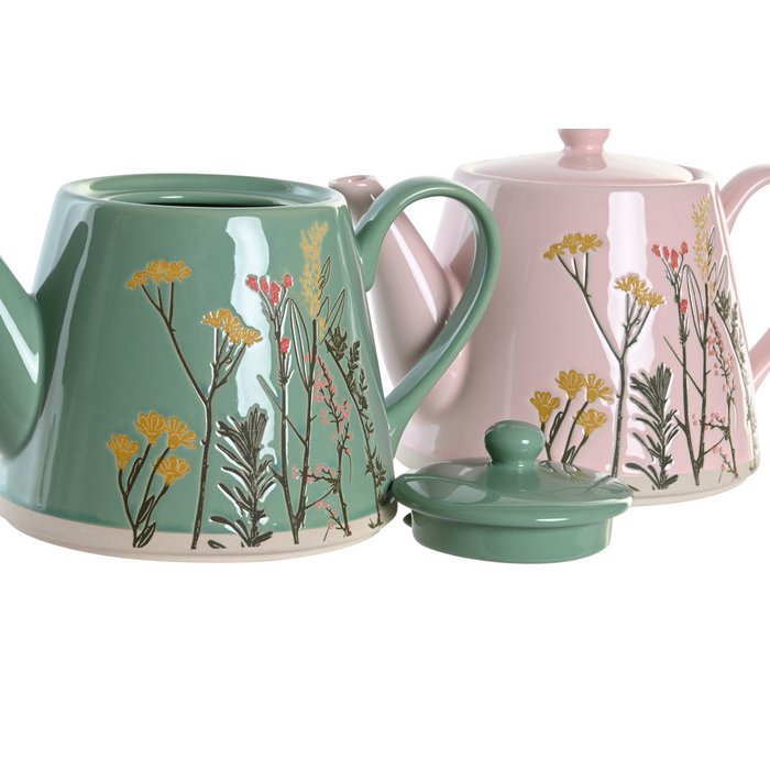 Theepot Yasmien met bloemen